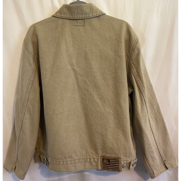 Vintage Polo Jeans Co Ralph Lauren Utility Work Jacket 100% Cotton Canada Mens L - Picture 9 of 11